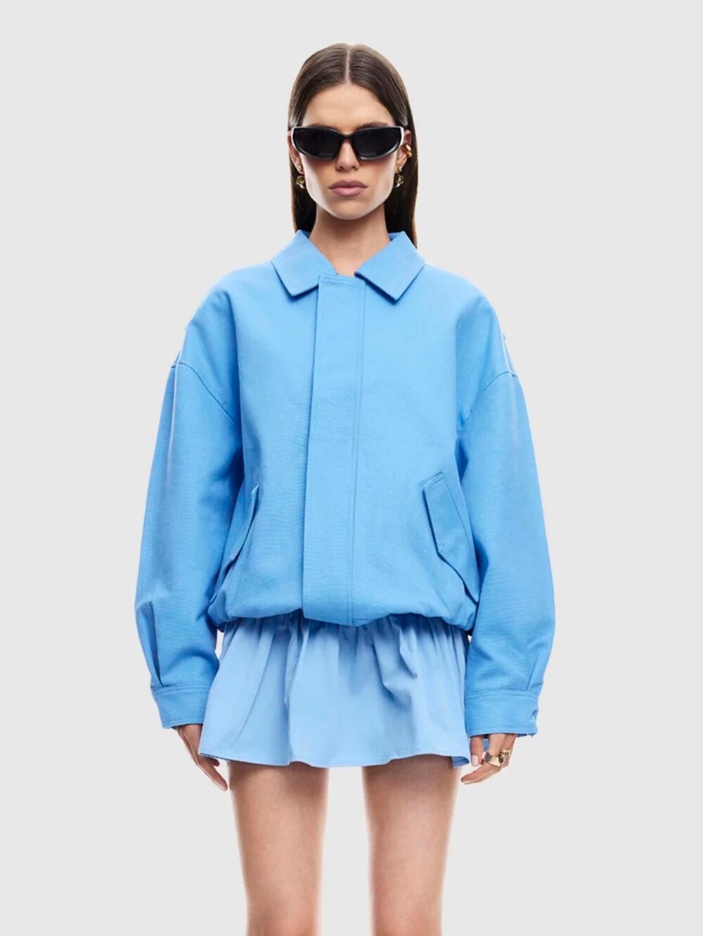 Lioness Kenny Bomber Jacket Sky Blue